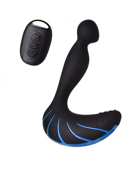 Чёрно-синий массажер простаты Erotist Third - Erotist Adult Toys - в Казани купить с доставкой