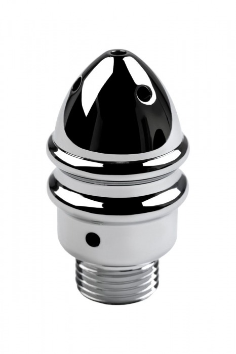 Металлический анальный душ с тремя насадками - ToyFa - купить с доставкой в Казани