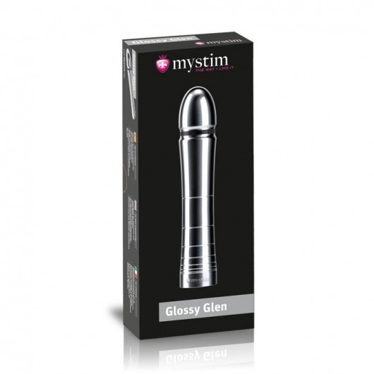 Фаллоимитатор для электростимуляции Glossy Glen Dildo - 14 см. - MyStim - купить с доставкой в Казани