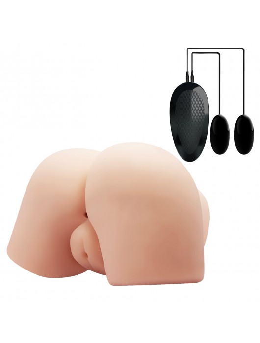 Вагина и попка с вибрацией CRAZY BULL - Baile - в Казани купить с доставкой