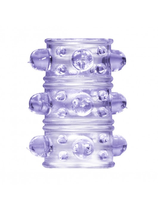 Фиолетовая насадка на пенис Rings Armour - Lola Games - в Казани купить с доставкой