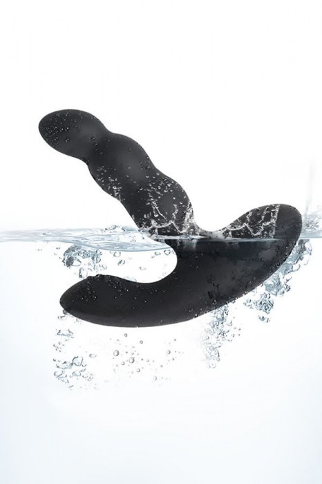 Черный силиконовый стимулятор простаты Levett Nitoc с пультом ДУ - Levett - в Казани купить с доставкой