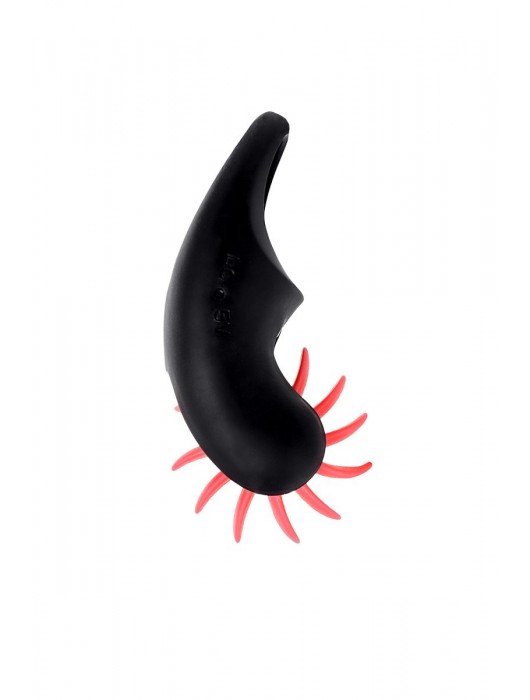 Чёрно-красное эрекционное виброкольцо Erotist - Erotist Adult Toys - в Казани купить с доставкой