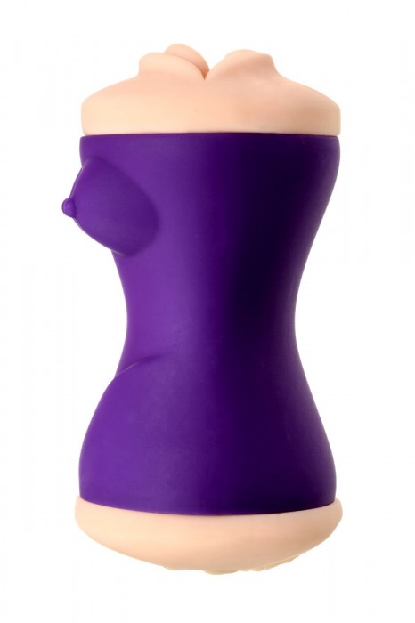 Двухсторонний мастурбатор JOS YARA в фиолетовой колбе - JOS - в Казани купить с доставкой