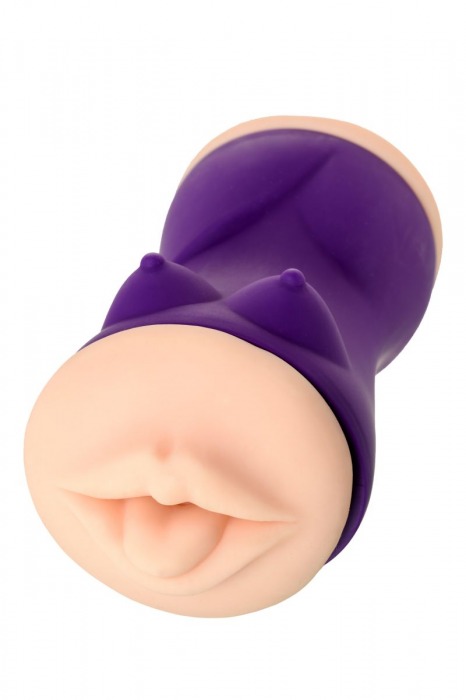Двухсторонний мастурбатор JOS YARA в фиолетовой колбе - JOS - в Казани купить с доставкой