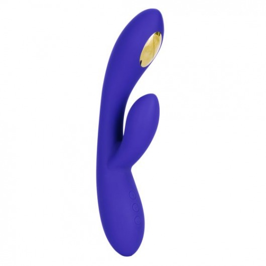 Фиолетовый вибратор с функцией электростимуляции Intimate E-Stimulator Dual Wand - 21,5 см. - California Exotic Novelties - купить с доставкой в Казани