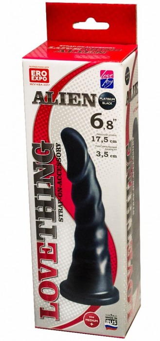 Насадка для трусиков харнесс Alien - 17,5 см. - LOVETOY (А-Полимер) - купить с доставкой в Казани