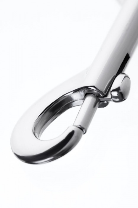 Серебристый двухсторонний карабин TOYFA Metal - ToyFa - купить с доставкой в Казани