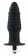 Черная ребристая вибровтулка с ограничителем - 9 см. - Sex Expert в Казани Черная ребристая вибровтулка с ограничителем - 9 см. - Sex Expert