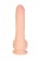 Телесный реалистичный вибратор-ротатор Ulric - 24 см. - ToyFa