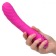Розовый вибромассажер Insatiable G Inflatable G-Wand с функцией расширения - 21,5 см. - California Exotic Novelties