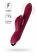 Бордовый вибратор-кролик Sangra - 20,5 см. - ToyFa купить в Казани с доставкой в Orgasmix.ru Бордовый вибратор-кролик Sangra - 20,5 см. - ToyFa