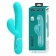 Мятный вибратор-кролик с пульсацией Perdita - 22,8 см. - Baile купить в Казани с доставкой в Orgasmix.ru Мятный вибратор-кролик с пульсацией Perdita - 22,8 см. - Baile