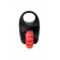 Чёрно-красное эрекционное виброкольцо Erotist - Erotist Adult Toys - в Казани купить с доставкой